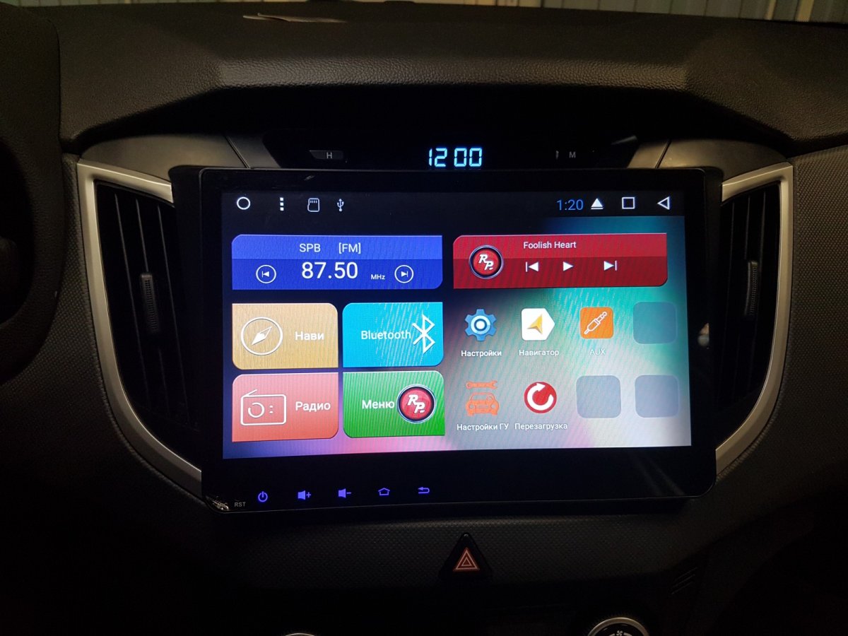 Штатная магнитола hyundai creta на android с навигацией