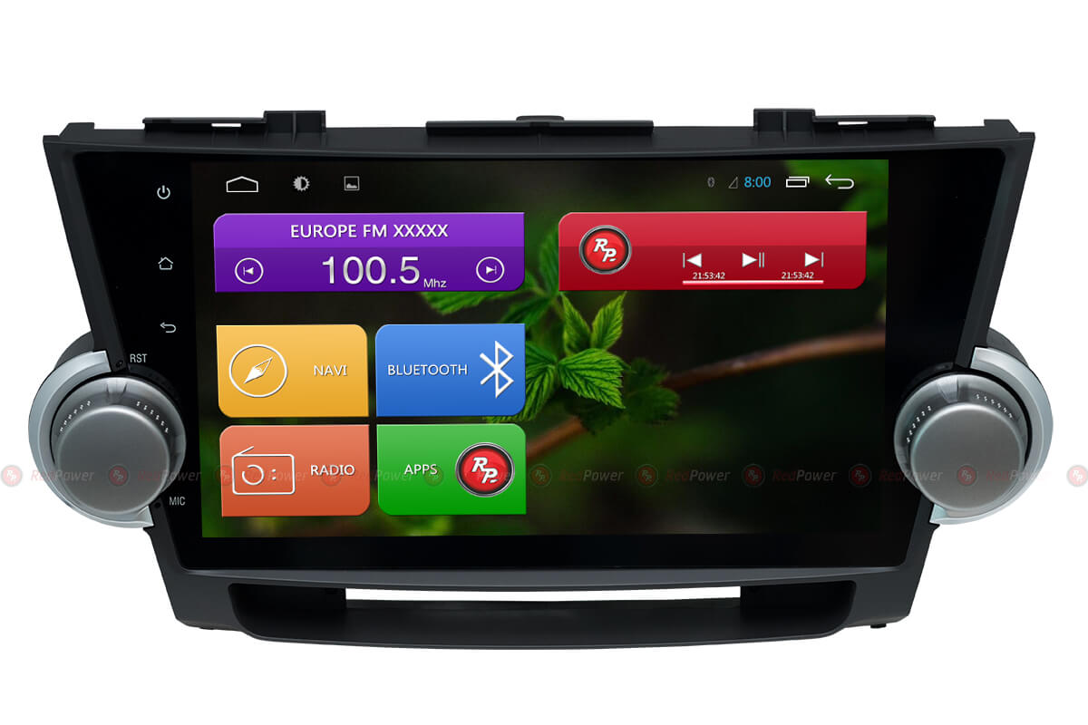 Штатная магнитола для Toyota Highlander на android