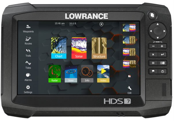 Эхолот картплоттер структурник LOWRANCE HDS-7 CARBON
