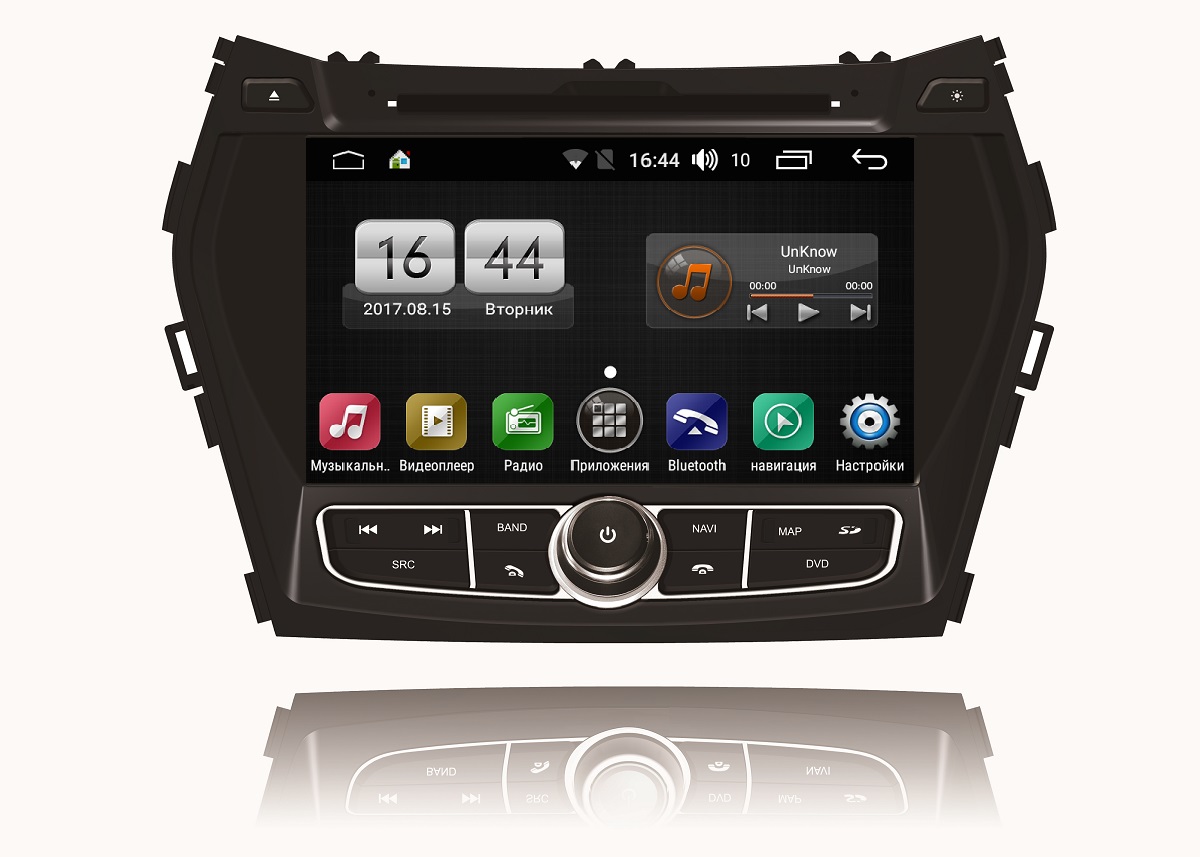 Штатная магнитола FarCar s170 для Hyundai Santa Fe (2012-) (L209) купить на Unitland.ru