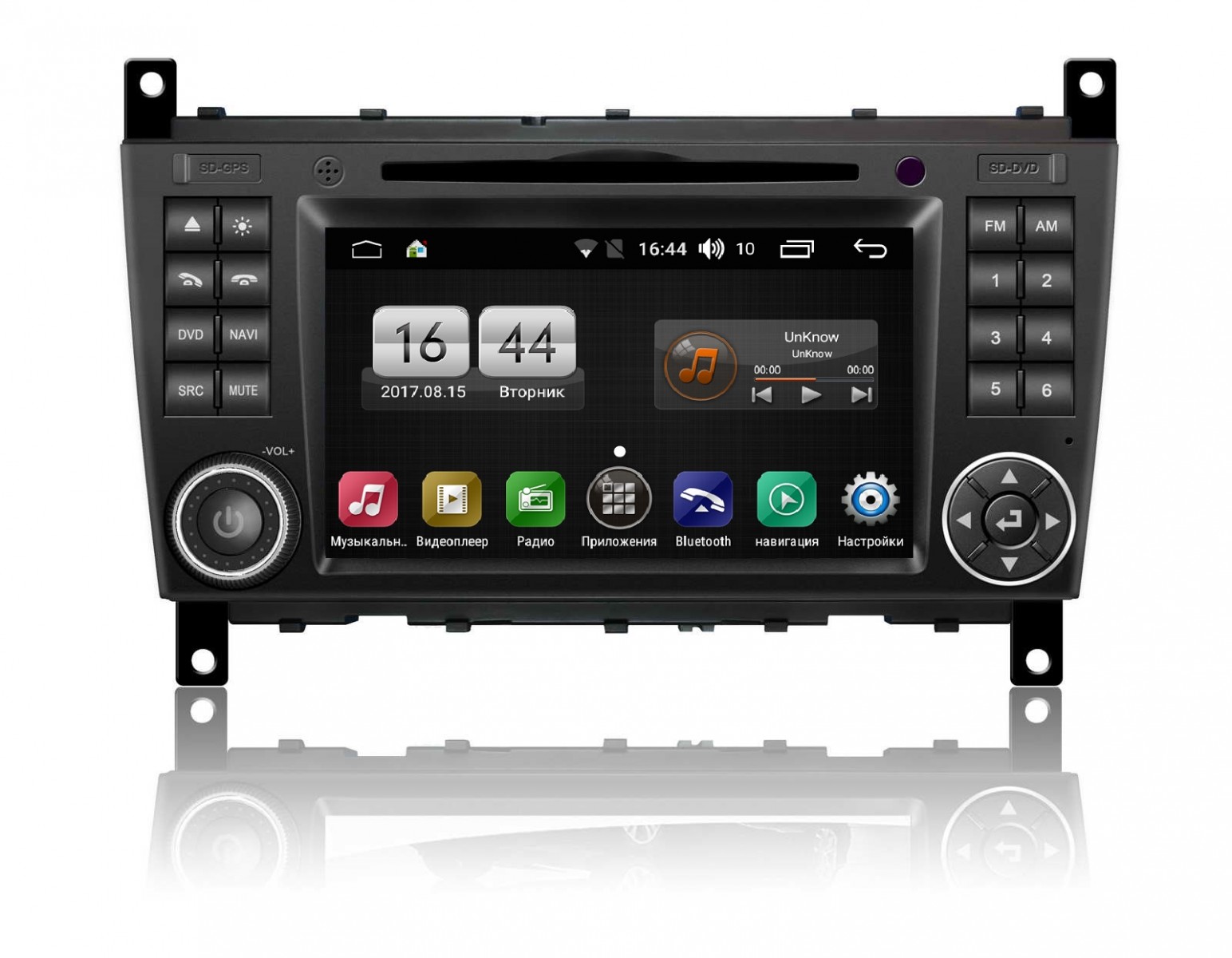 Штатная магнитола FarCar s170 для Mercedes C, CLC, G (L093) купить на Unitland.ru
