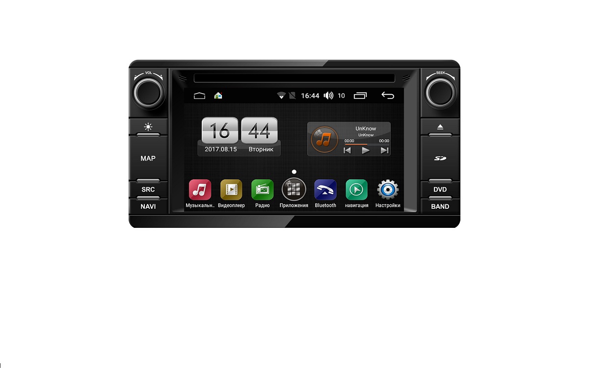 Штатная магнитола FarCar s170 для Mitsubishi (L230) купить на Unitland.ru
