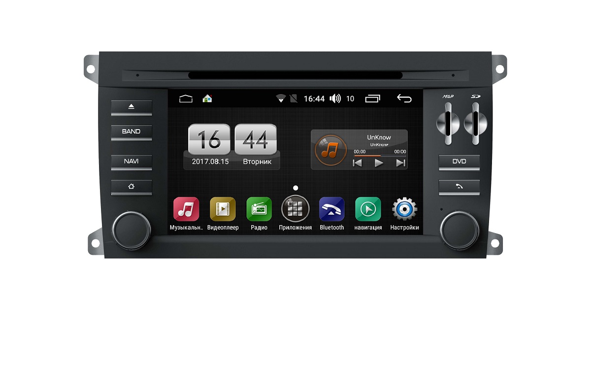 Штатная магнитола FarCar s170 для Porsche Cayenne (L443) купить на Unitland.ru