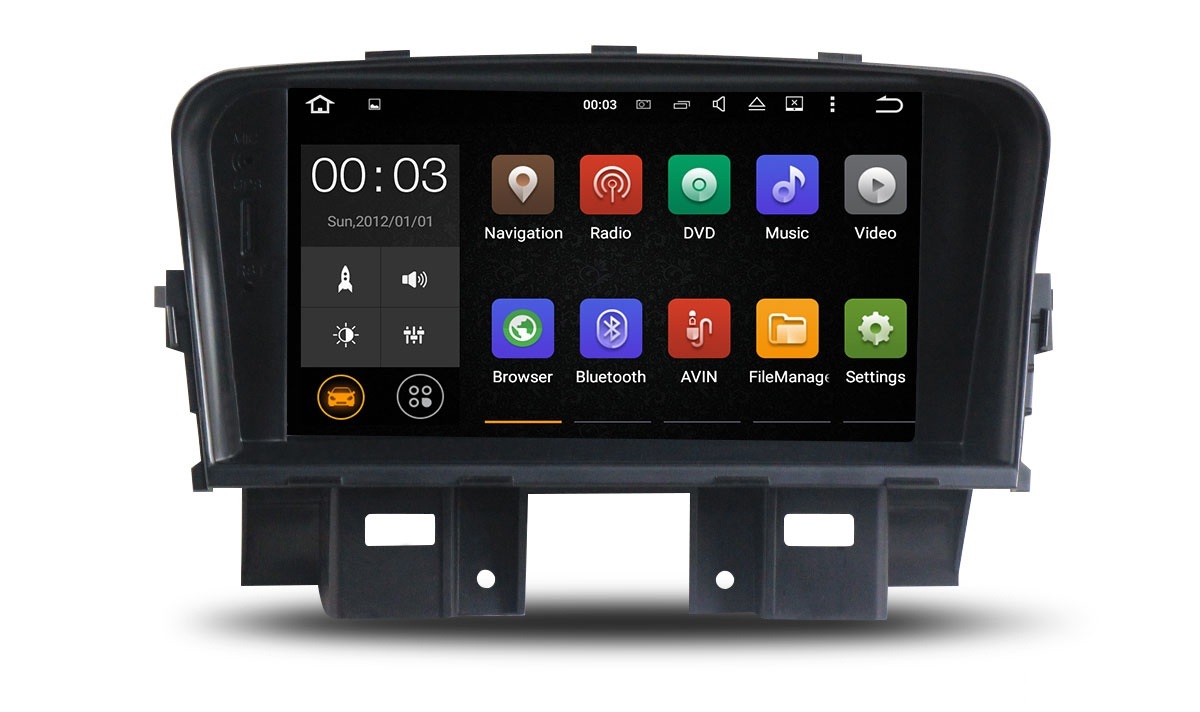 Штатную магнитолу Parafar для Chevrolet Cruze с DVD на Android 7.1.1 (PF045D) купить