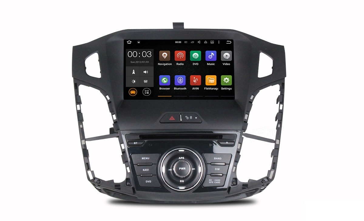 Штатную магнитолу Parafar 4G/LTE для Ford Focus 3 с DVD на Android 7.1.1 (PF150D) купить