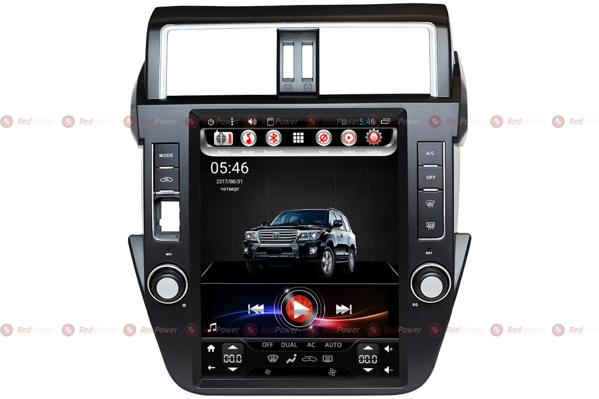 Магнитола Redpower 31265 TESLA для Toyota Prado 150
