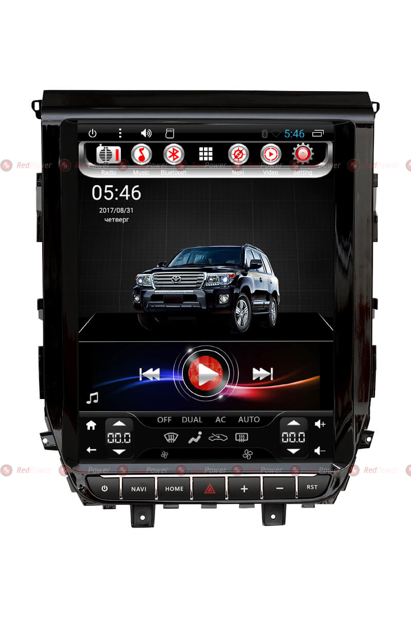 Магнитола Redpower 31201 TESLA для Toyota LC200