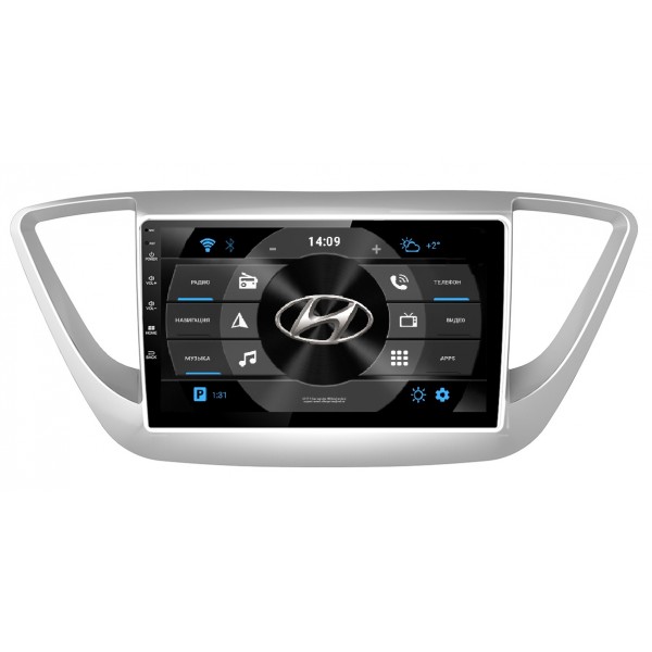 Магнитола, экран 9" для HYUNDAI SOLARIS (2017-)