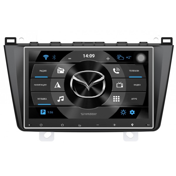 Магнитола, экран 9" для MAZDA 6