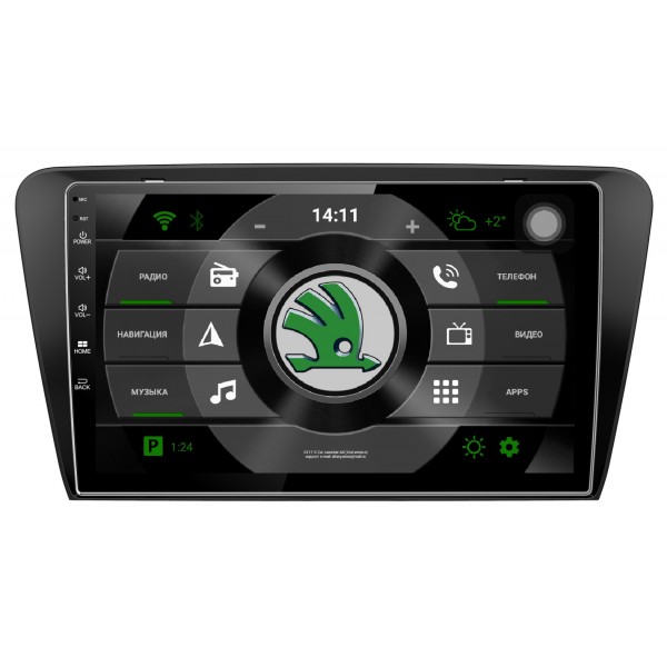 Магнитола, экран 10,2" для SKODA OCTAVIA 2013