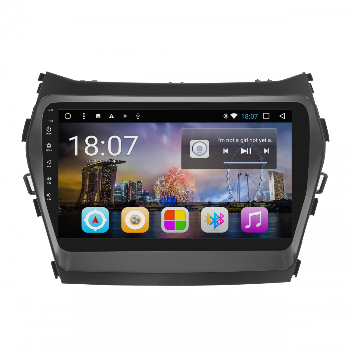 Головное устройство MyDean A209 для Hyundai Santa Fe в интернет магазине Unitland