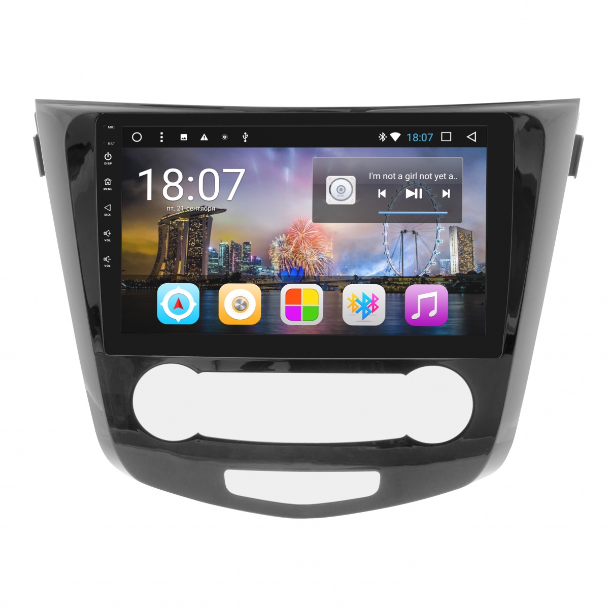 Головное устройство MyDean A472 для Nissan Qashqai, X-Trail (2014-) (кондиционер)