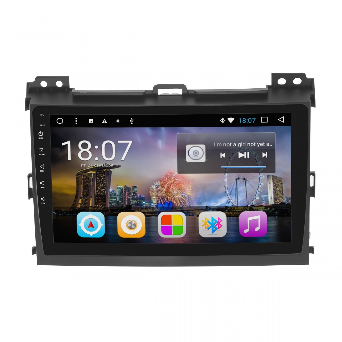 Магнитолу MyDean B456 для Toyota LC Prado 120 (2002-2009) купить недорого