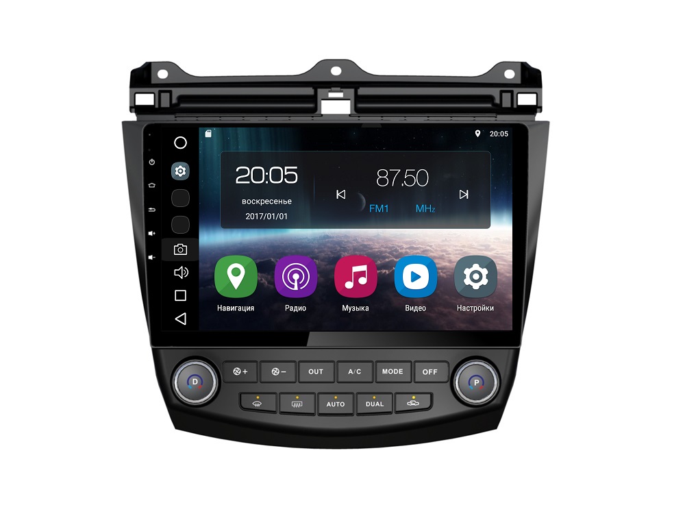Штатная магнитола FarCar s200 для Honda Accord 7 (2002-2007) на Android