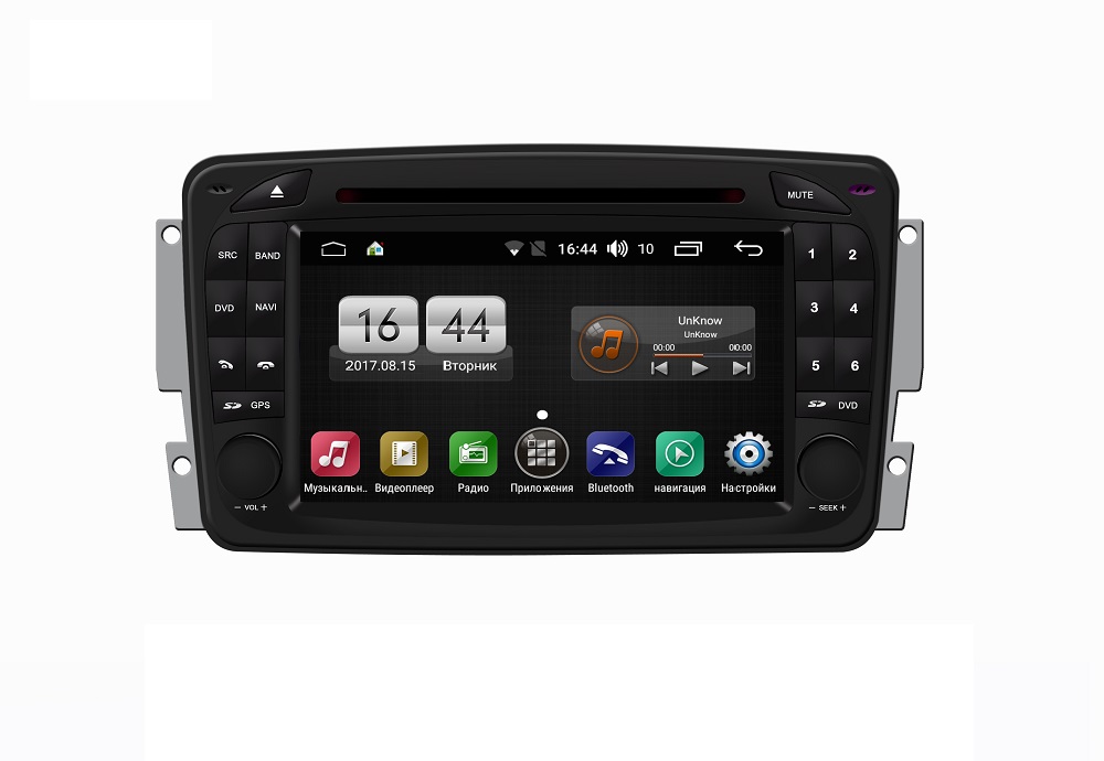 Штатная магнитола FarCar s170 для Mercedes Benz C, CLK, G, Vito, Vaneo, Viano на Android