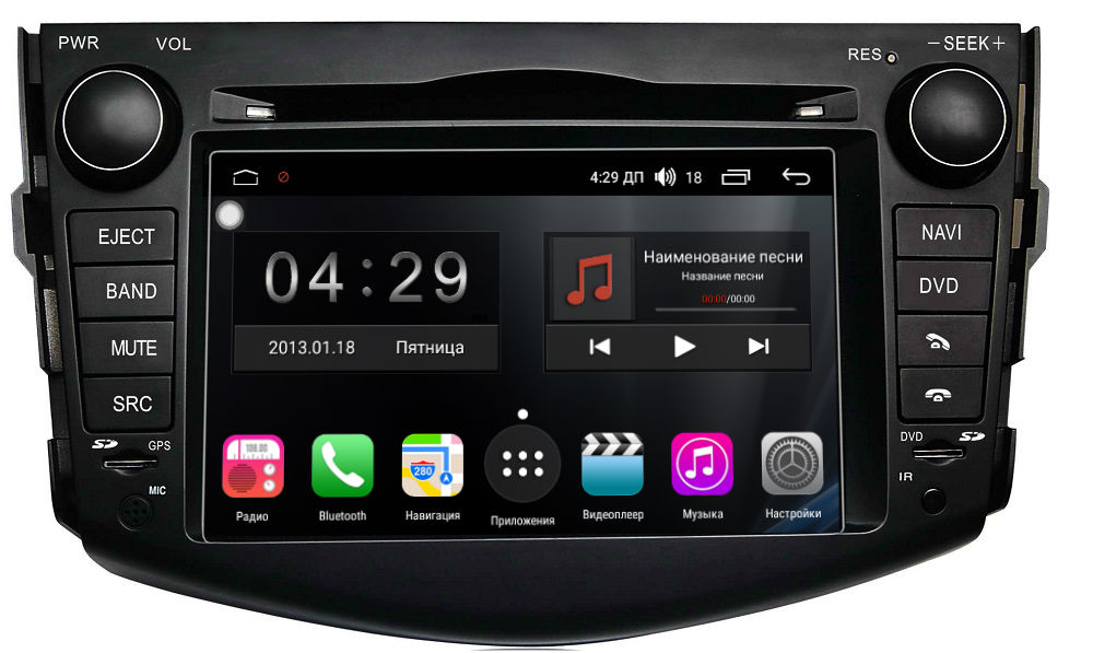 Штатная магнитола FarCar s300 для Toyota RAV-4 на Android