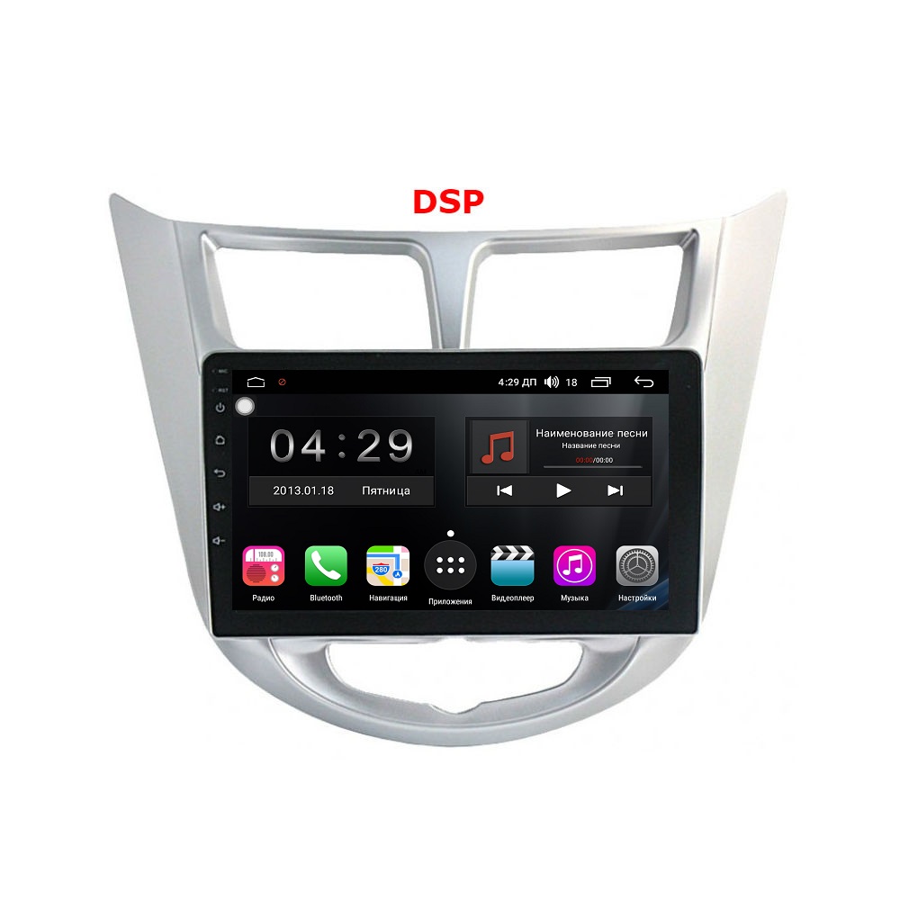 Штатная магнитола FarCar s300 для Hyundai Solaris на Android