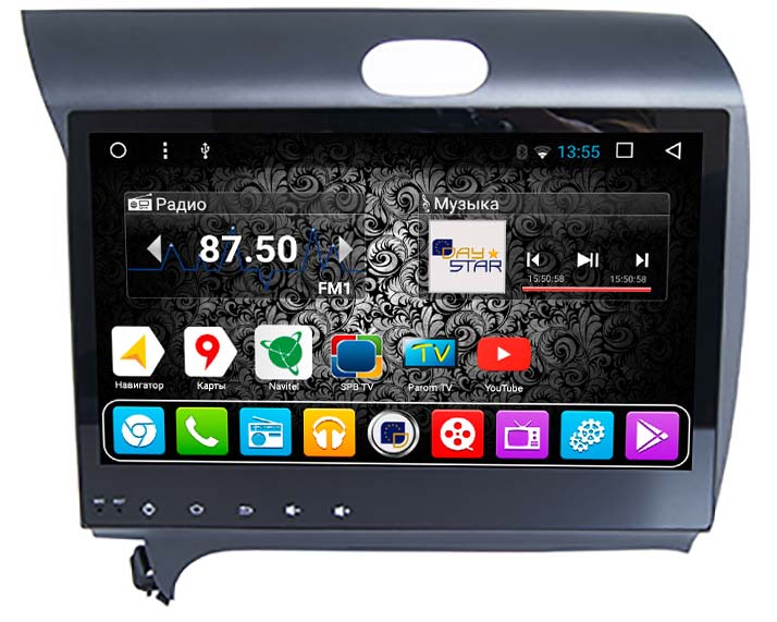 Штатное головное устройство DAYSTAR DS-7021HB KIA Cerato (2013-2018)