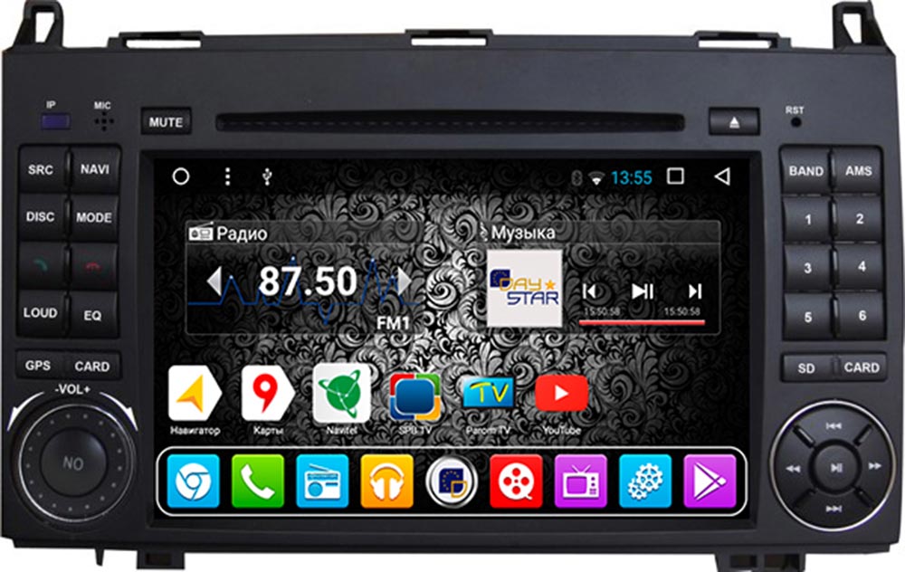 Магнитола DAYSTAR DS-7096HD для MERCEDES-BENZ на Android 9 купить выгодно