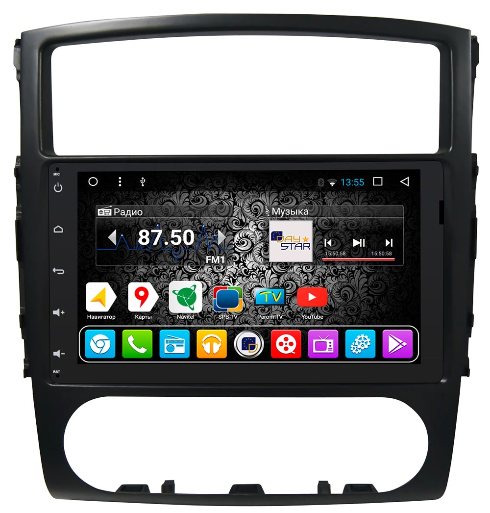 Штатная магнитола Магнитола DAYSTAR DS-7007HB для Mitsubishi Pajero 4 на Android 9