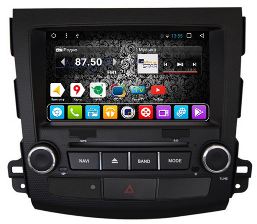 Штатная магнитола DAYSTAR DS-8007HD для Mitsubishi Outlander XL с доставкой