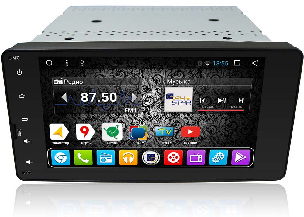 Магнитола DAYSTAR DS-7063HB для Mitsubishi Outlander (2012-2017) на Android 9
