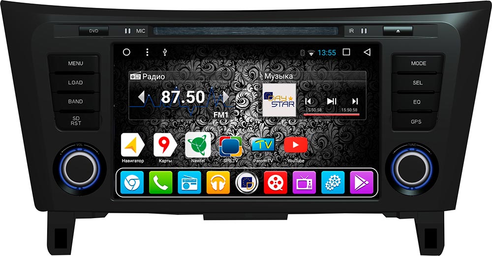 Штатная магнитола DAYSTAR DS-7015HD для NISSAN Qashgai, X-Trail (2014-) купить