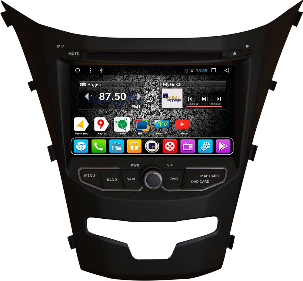 Штатная магнитола DAYSTAR DS-7006HD Ssang Yong Actyon (2014-) по выгодной цене