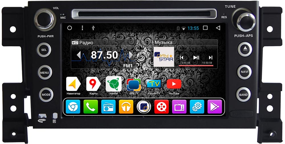 Магнитола DAYSTAR DS-7046HD для Suzuki Grand Vitara на Android 9 в нашем магазине
