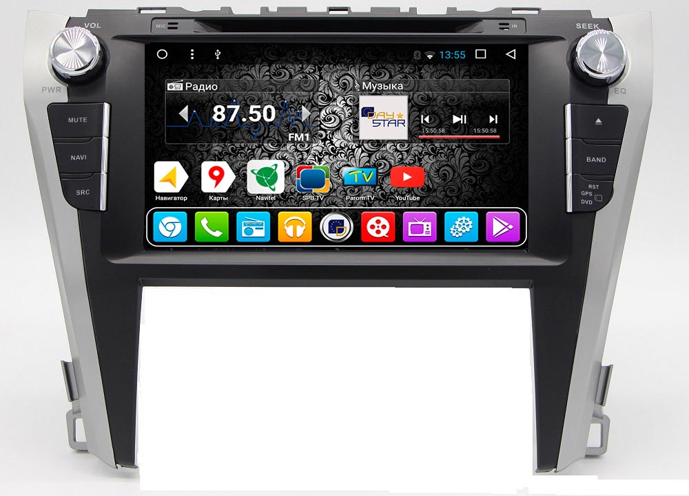 Штатная магнитола DAYSTAR DS-7044HD для Toyota Camry V55 на Android 9 купить