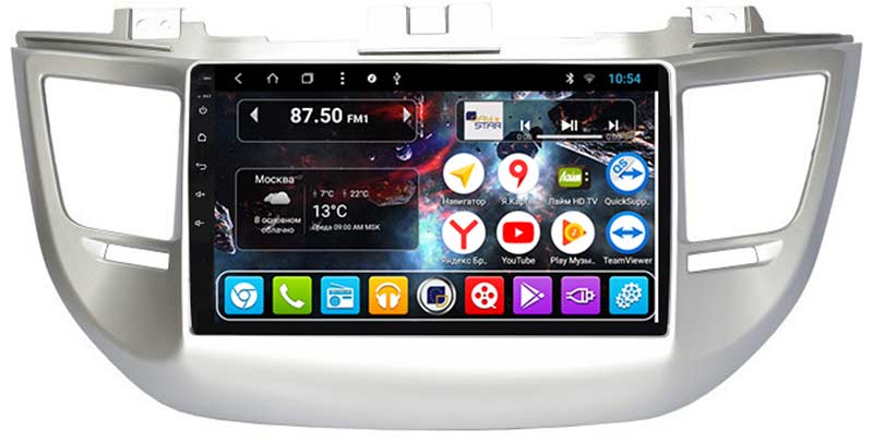 Штатная магнитола DAYSTAR DS-8101HB для Hyundai Tucson (2015-) на Android 9
