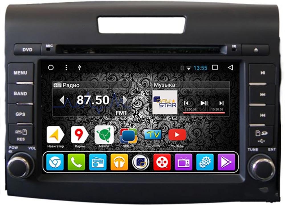Магнитола DAYSTAR DS-7073HD HONDA CR-V на Android 9 в интернет магазине Unitland