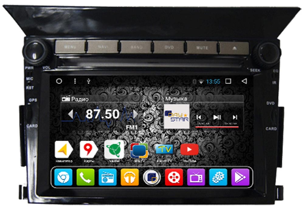 Магнитола DAYSTAR DS-7117HD HONDA PILOT на Android 9 с доставкой по всей России