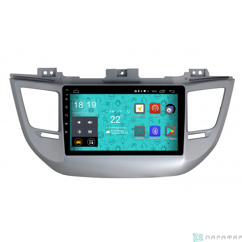 Штатная магнитола Parafar 4G/LTE для Hyundai Tucson 2016+ на Android 7.1.1 купить