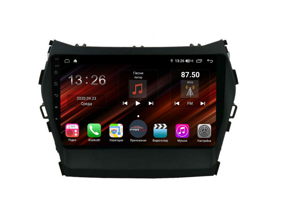 Штатная магнитола FarCar S400 Super HD для Hyundai Santa Fe (2012-) купить на Unitland