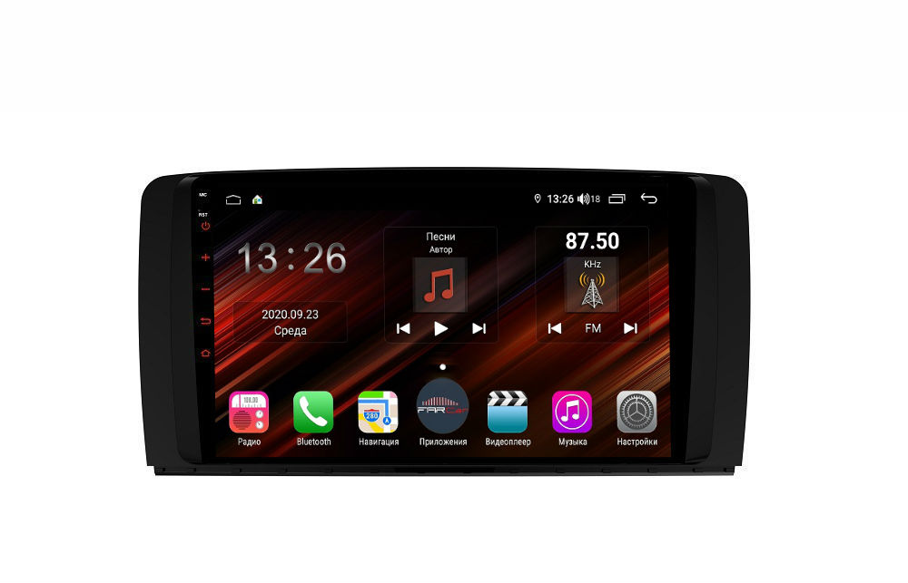 Штатная магнитола FarCar s400 Super HD для Mercedes R-Ckass на Android 10