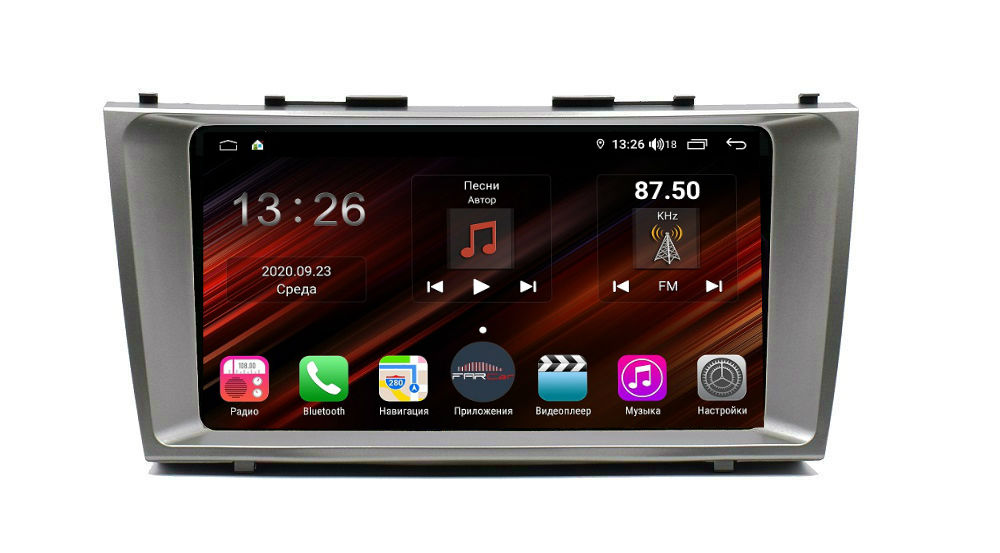 Штатная магнитола FarCar s400 Super HD для Toyota Camry с сенсорным дисплеем