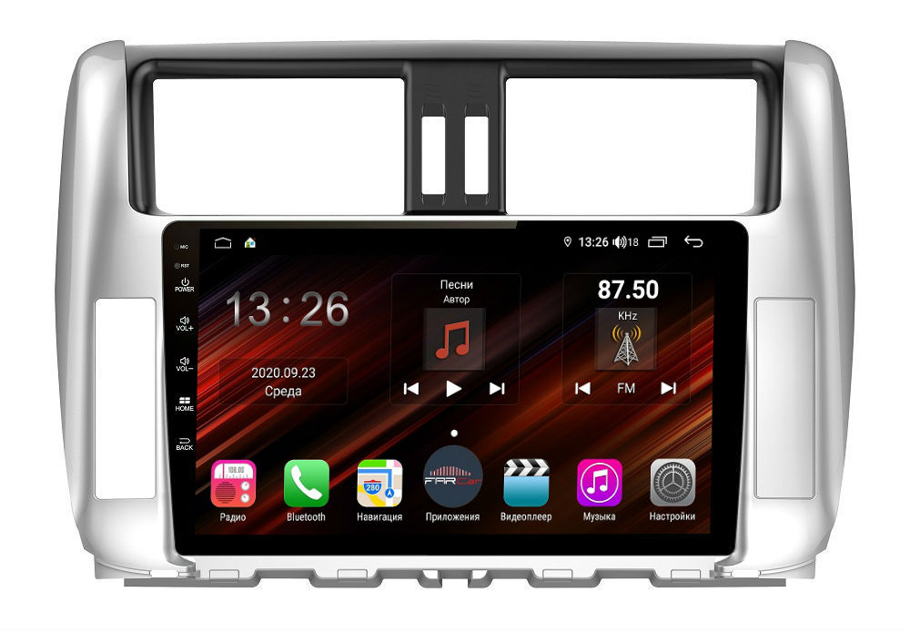 Штатная магнитола FarCar s400 Super HD для Toyota PRADO на Android 10