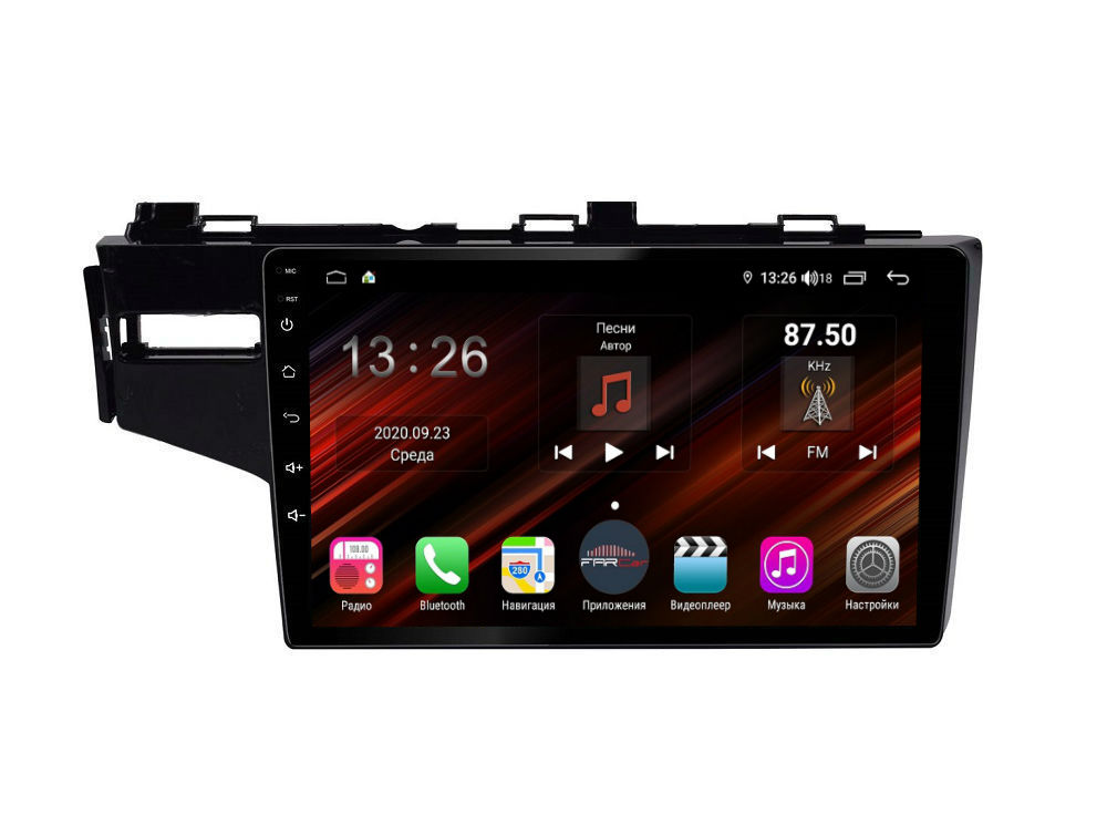 Штатная магнитола FarCar s400 Super HD для Honda Fit на Android 10 с доставкой