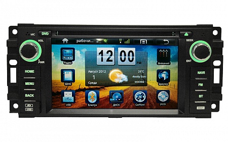 Головное устройство Navipilot Droid Jeep Grand Cherokee сдвижной дисплей 2010-2013