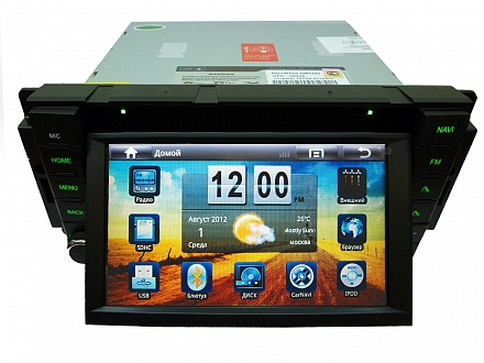 Головное устройство Navipilot Droid Jeep Commander со сдвижным дисплеем 2007-2013