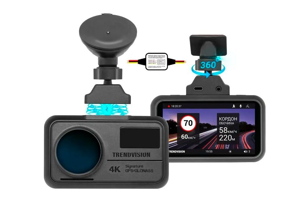 Видеорегистратор TrendVision TDR-725 Real 4K Max