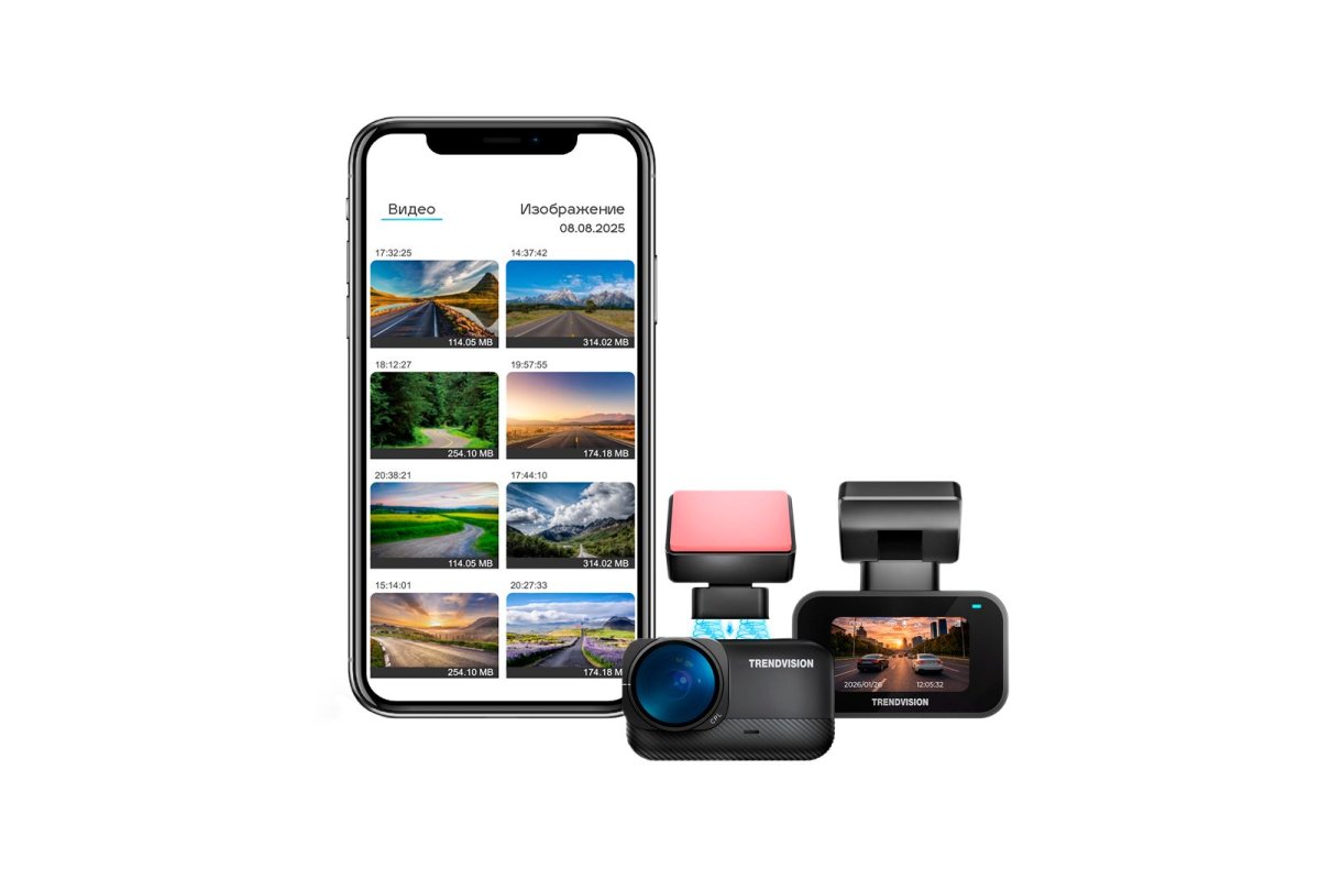 Видеорегистратор TrendVision Nano 2K Wi-Fi CPL