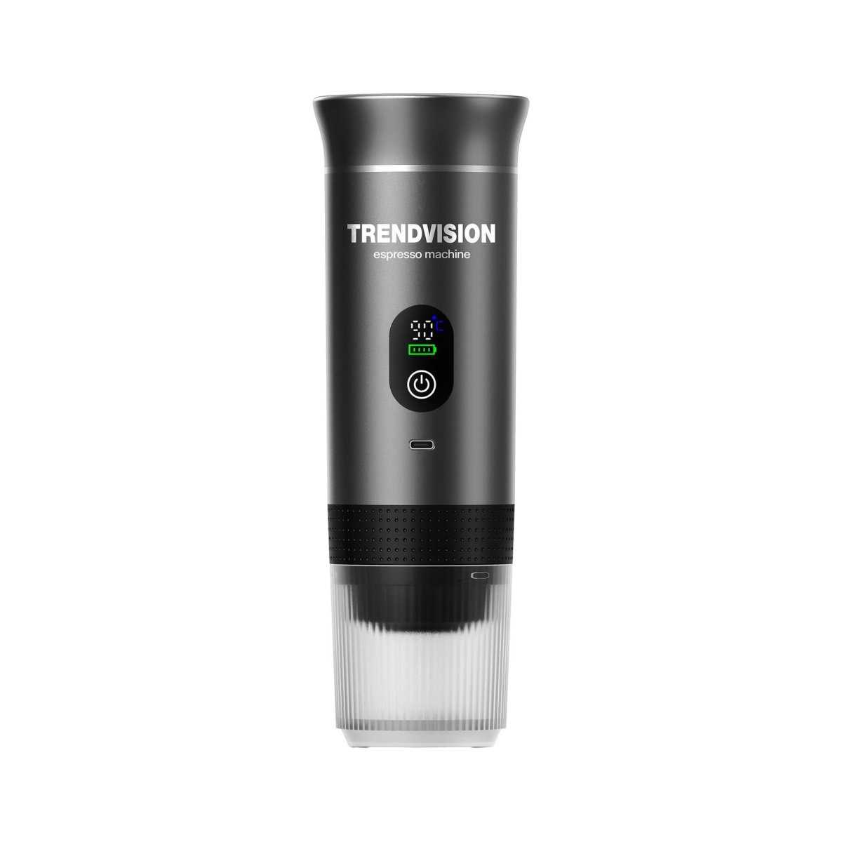 TrendVision Travel Coffee Maker (TCM-240h) (Grey)